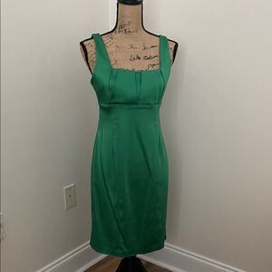 Calvin Klein Green Midi Dress, size 10P, NWT